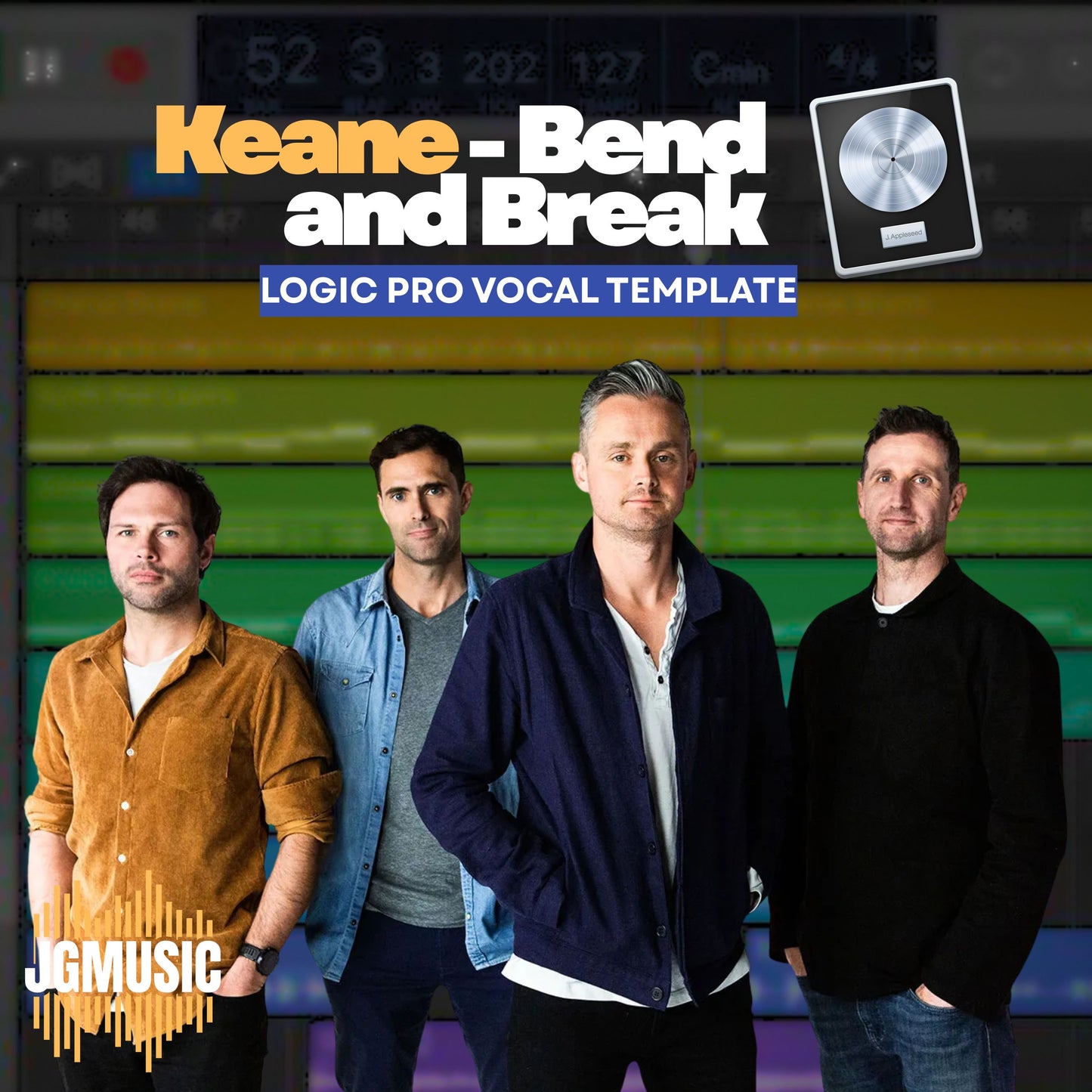 Keane - Bend and Break | Logic Pro Vocal Template