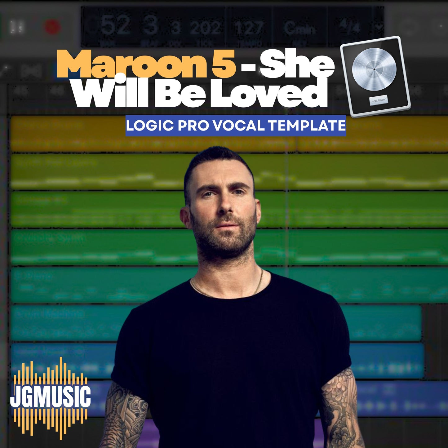 Maroon 5 - She Will Be Loved | Logic Pro Vocal Template