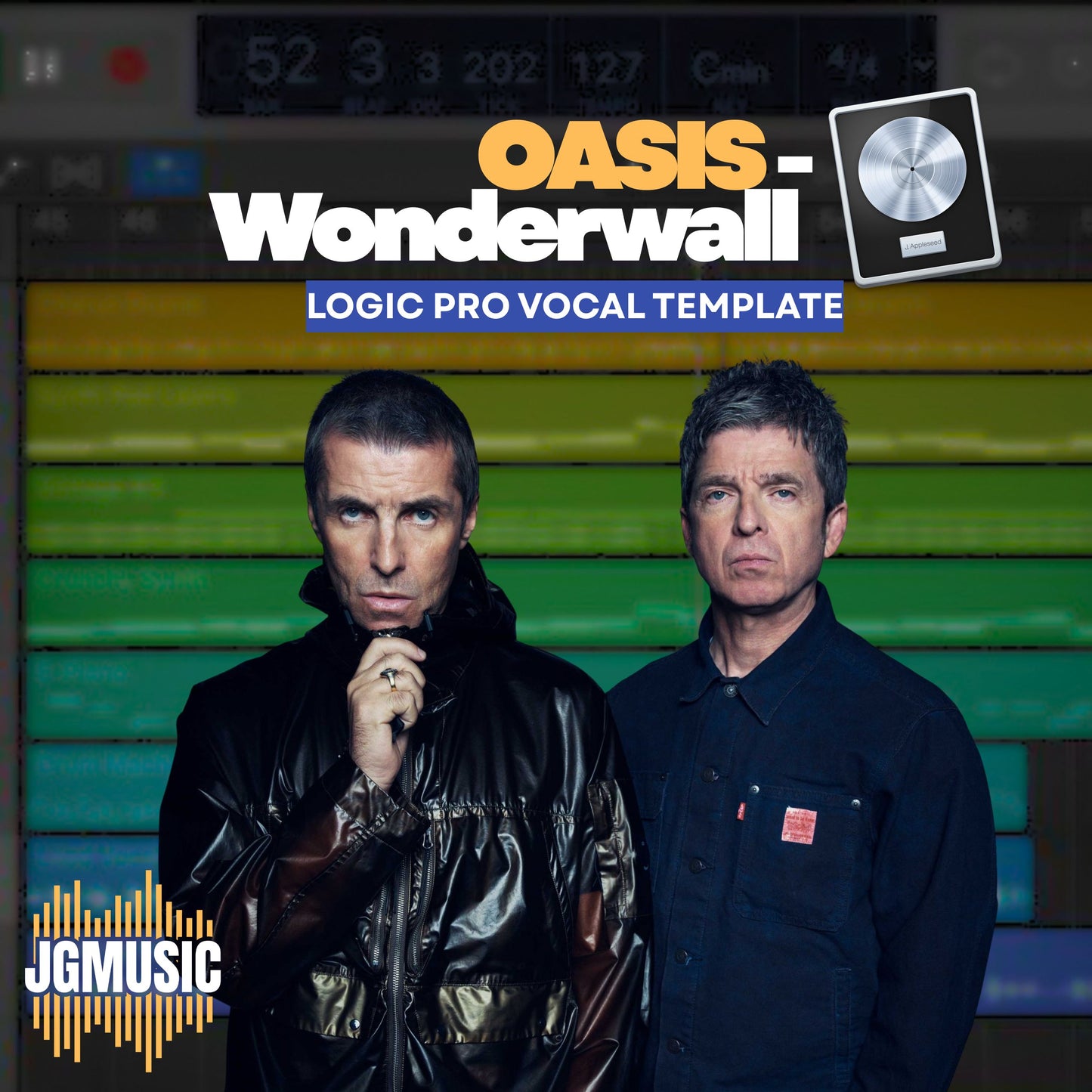 Oasis - Wonderwall | Logic Pro Vocal Template