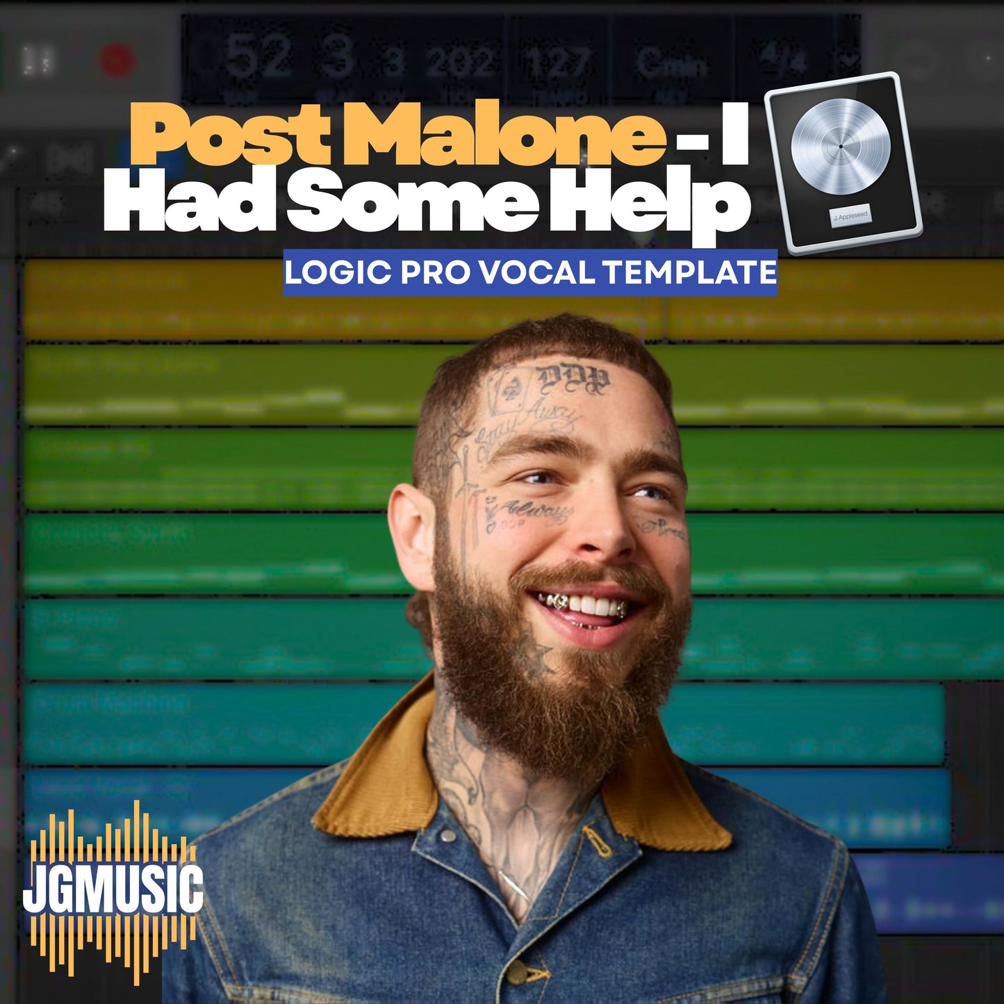 Post Malone - I Had Some Help | Logic Pro Vocal Template