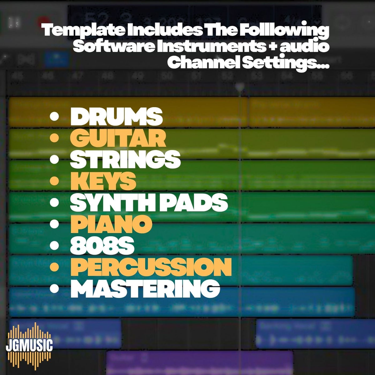 LAUV Logic Pro X Production Template