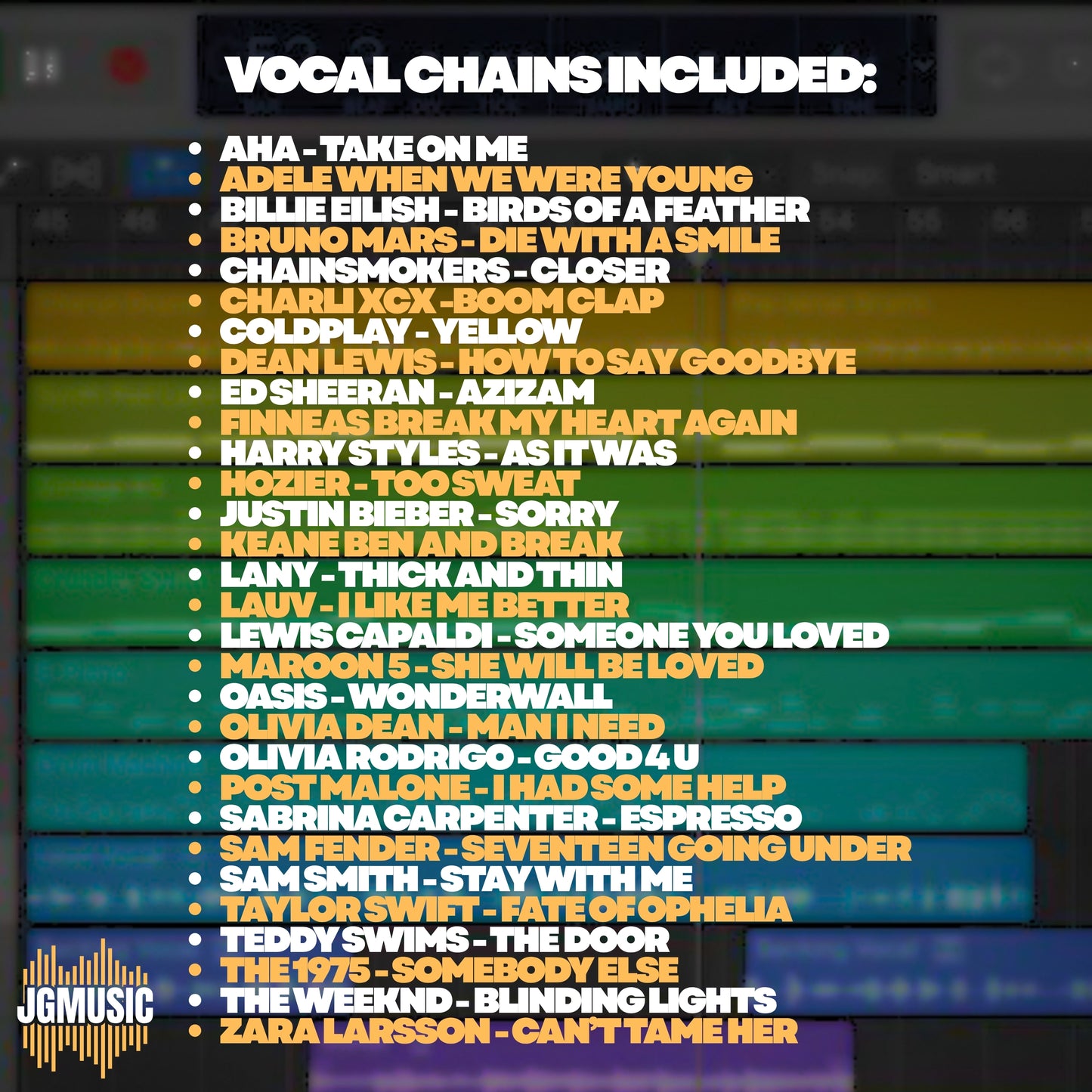 Logic Pro Vocal Templates - Complete Bundle
